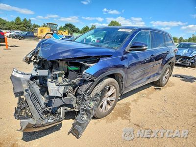 2014 TOYOTA HIGHLANDER XLE 5TDJKRFH5ES012696 - główne zdjęcie licytacji z USA - miniatura