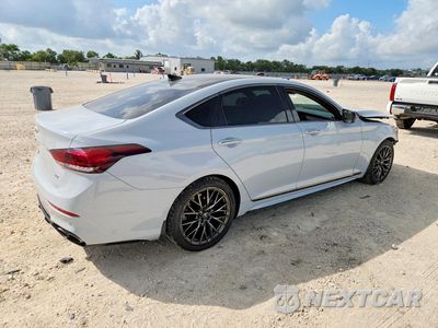 Trzecie zdjęcie samochodu z tyłu: 2019 GENESIS G80 3.3T SPORT VIN:KMTFN4JB2KU306732 - miniatura