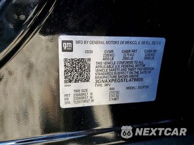 Zdjęcie 13 z 13 samochodu: 2026 CHEVROLET EQUINOX LT VIN:3GNAXPEG5TL479805 - miniatura
