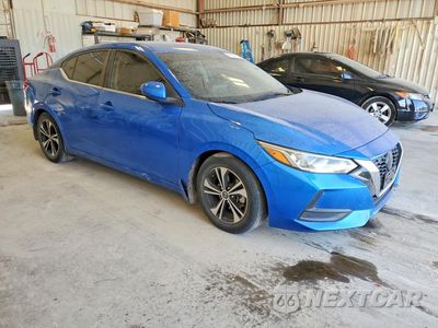 Czwarte zdjęcie samochodu z boku: 2022 NISSAN SENTRA SV VIN:3N1AB8CV6NY206959 - miniatura