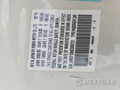 Zdjęcie 12 z 12 samochodu: 2012 HONDA CR-Z EX VIN:JHMZF1D69CS002721 - miniatura