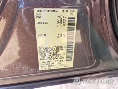 Zdjęcie 12 z 12 samochodu: 2014 NISSAN ALTIMA 2.5 S VIN:1N4AL3AP5EC171864 - miniatura