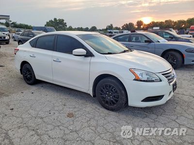 Czwarte zdjęcie samochodu z boku: 2014 NISSAN SENTRA VIN:3N1AB7AP8EL678091 - miniatura