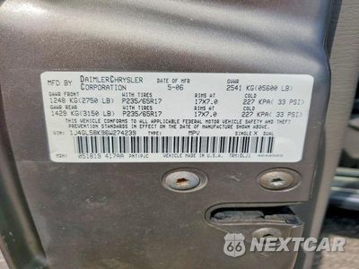 Zdjęcie 13 z 13 samochodu: 2006 JEEP LIBERTY LIMITED VIN:1J4GL58K96W274239 - miniatura