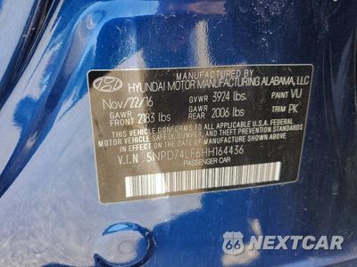 Zdjęcie 12 z 12 samochodu: 2017 HYUNDAI ELANTRA SE VIN:5NPD74LF6HH164436 - miniatura