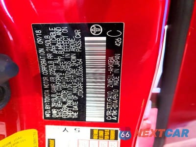 Zdjęcie 12 z 12 samochodu: 2018 TOYOTA PRIUS THREE VIN:JTDKARFU2J3066764 - miniatura