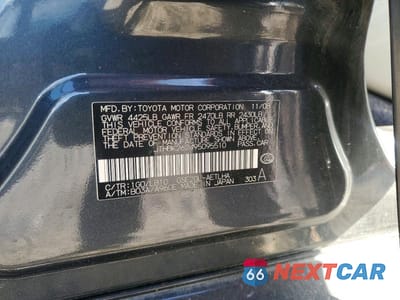 Zdjęcie 13 z 13 samochodu: 2009 LEXUS IS 250 BASE VIN:JTHBK262495095510 - miniatura