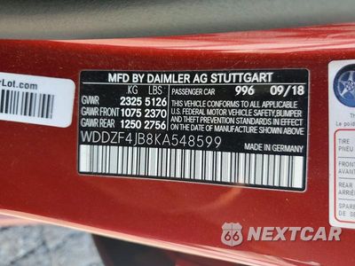 Zdjęcie 13 z 13 samochodu: 2019 MERCEDES-BENZ E 300 VIN:WDDZF4JB8KA548599 - miniatura