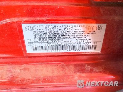 Zdjęcie 13 z 13 samochodu: 2020 NISSAN SENTRA SR VIN:3N1AB8DV7LY301459 - miniatura