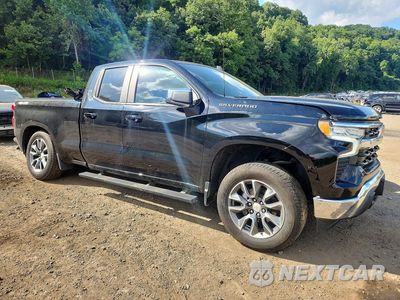 Czwarte zdjęcie samochodu z boku: 2025 CHEVROLET SILVERADO K1500 LT-L VIN:1GCRKKEK1SZ133985 - miniatura