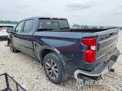 Drugie zdjęcie samochodu z przodu: 2021 CHEVROLET SILVERADO K1500 LT VIN:1GCUYDET6MZ295997 - miniatura