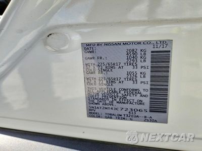 Zdjęcie 12 z 12 samochodu: 2018 NISSAN ROGUE SV VIN:5N1AT2MT4JC723065 - miniatura