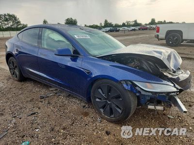 Czwarte zdjęcie samochodu z boku: 2025 TESLA MODEL 3 VIN:5YJ3E1EB0SF906636 - miniatura