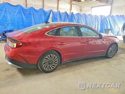 Trzecie zdjęcie samochodu z tyłu: 2024 HYUNDAI SONATA HYBRID LIMITED VIN:KMHL54JJ0RA088337 - miniatura