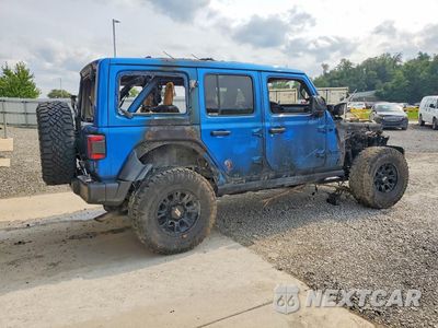 Trzecie zdjęcie samochodu z tyłu: 2021 JEEP WRANGLER UNLIMITED SPORT VIN:1C4HJXDN3MW683247 - miniatura