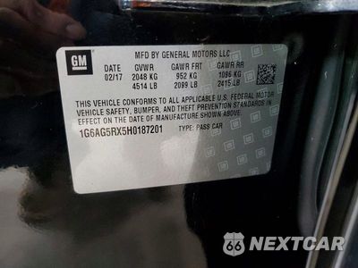 Zdjęcie 12 z 12 samochodu: 2017 CADILLAC ATS VIN:1G6AG5RX5H0187201 - miniatura