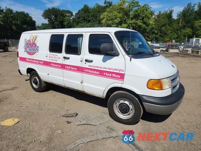Czwarte zdjęcie samochodu z boku: 2001 DODGE RAM VAN B2500 VIN:2B7JB21Y61K517947 - miniatura
