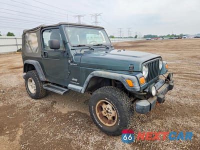 Czwarte zdjęcie samochodu z boku: 2004 JEEP WRANGLER / TJ SPORT VIN:1J4FA49S04P774646 - miniatura