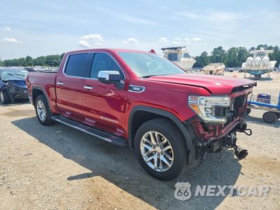 Czwarte zdjęcie samochodu z boku: 2021 GMC SIERRA K1500 SLT VIN:3GTU9DET3MG337264 - miniatura