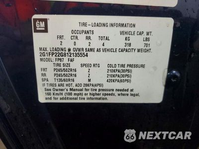 Zdjęcie 13 z 13 samochodu: 2001 CHEVROLET CAMARO Z28 VIN:2G1FP22G812135554 - miniatura