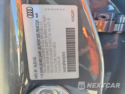 Zdjęcie 12 z 12 samochodu: 2017 AUDI S3 PREMIUM PLUS VIN:WAUB1GFF3H1037010 - miniatura