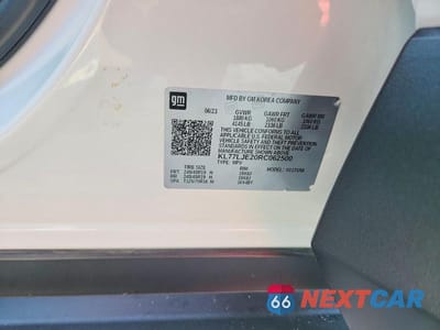 Zdjęcie 13 z 13 samochodu: 2024 CHEVROLET TRAX 2RS VIN:KL77LJE20RC062500 - miniatura