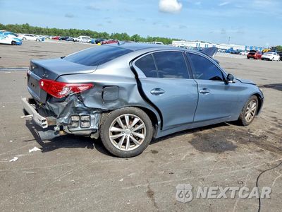 Trzecie zdjęcie samochodu z tyłu: 2015 INFINITI Q50 BASE VIN:JN1BV7AR0FM418434 - miniatura