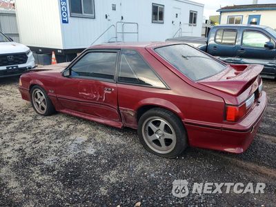 Drugie zdjęcie samochodu z przodu: 1987 FORD MUSTANG GT VIN:1FABP42E0HF254603 - miniatura