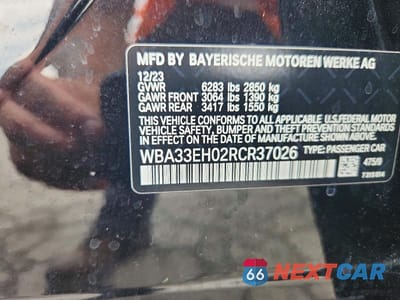 Zdjęcie 12 z 12 samochodu: 2024 BMW 740 XI VIN:WBA33EH02RCR37026 - miniatura
