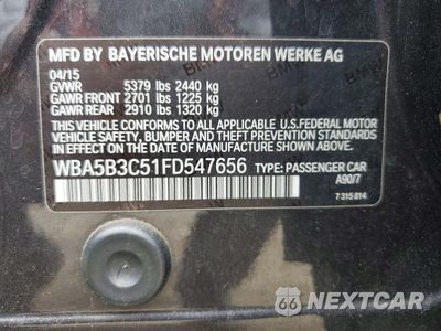 Zdjęcie 12 z 12 samochodu: 2015 BMW 535 XI VIN:WBA5B3C51FD547656 - miniatura