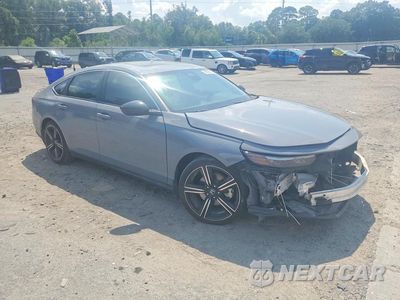 Czwarte zdjęcie samochodu z boku: 2023 HONDA ACCORD HYBRID SPORT VIN:1HGCY2F51PA031123 - miniatura