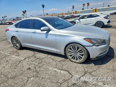 Czwarte zdjęcie samochodu z boku: 2017 GENESIS G80 ULTIMATE VIN:KMHGN4JF6HU173127 - miniatura