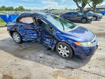 Czwarte zdjęcie samochodu z boku: 2007 HONDA CIVIC LX VIN:1HGFA16557L126672 - miniatura