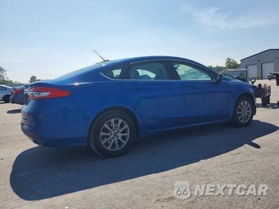 Trzecie zdjęcie samochodu z tyłu: 2017 FORD FUSION S VIN:3FA6P0G77HR320670 - miniatura