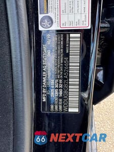 Zdjęcie 10 z 10 samochodu: 2020 MERCEDES-BENZ S 560 4MATIC VIN:WDDUG8GB2LA526654 - miniatura