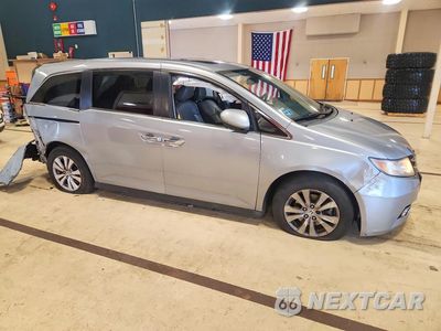 Czwarte zdjęcie samochodu z boku: 2017 HONDA ODYSSEY EXL VIN:5FNRL5H60HB004244 - miniatura