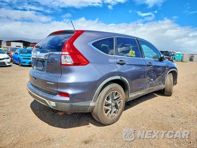 Trzecie zdjęcie samochodu z tyłu: 2016 HONDA CR-V SE VIN:2HKRM3H41GH515963 - miniatura