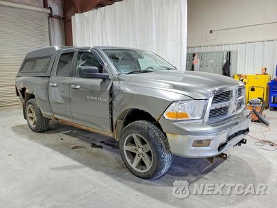 Czwarte zdjęcie samochodu z boku: 2012 DODGE RAM 1500 SLT VIN:1C6RD7GT0CS107618 - miniatura