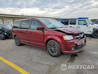 Czwarte zdjęcie samochodu z boku: 2017 DODGE GRAND CARAVAN SXT MAROON VIN:2C4RDGCG9HR807468 - miniatura