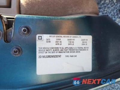 Zdjęcie 12 z 12 samochodu: 1998 CHEVROLET LUMINA BASE VIN:2G1WL52M2W9235747 - miniatura