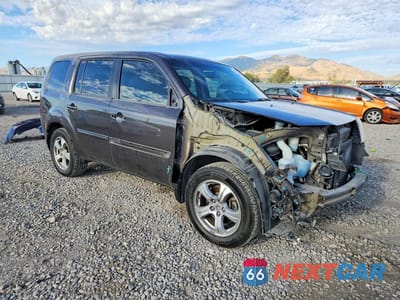 Czwarte zdjęcie samochodu z boku: 2014 HONDA PILOT EXL VIN:5FNYF4H59EB032933 - miniatura