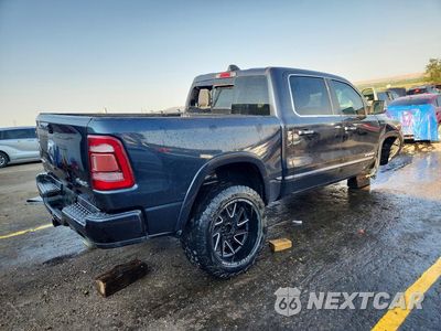 Trzecie zdjęcie samochodu z tyłu: 2019 RAM 1500 LIMITED VIN:1C6SRFHT3KN619785 - miniatura