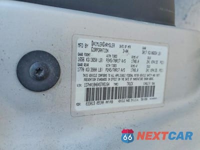 Zdjęcie 12 z 12 samochodu: 2004 DODGE RAM 1500 ST VIN:1D7HA18N64S705164 - miniatura