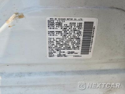Zdjęcie 14 z 14 samochodu: 2013 NISSAN ROGUE S VIN:JN8AS5MTXDW016018 - miniatura