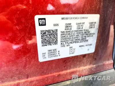 Zdjęcie 12 z 12 samochodu: 2025 CHEVROLET TRAX 1LT VIN:KL77LHEP8SC237294 - miniatura