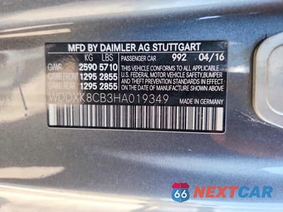 Zdjęcie 12 z 12 samochodu: 2017 MERCEDES-BENZ S 550 VIN:WDDXK8CB3HA019349 - miniatura