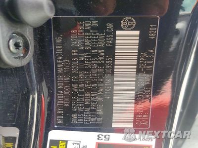 Zdjęcie 13 z 13 samochodu: 2024 TOYOTA CAMRY XSE V6 VIN:4T1KZ1AK1RU095951 - miniatura