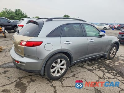Trzecie zdjęcie samochodu z tyłu: 2004 INFINITI FX35 BASE VIN:JNRAS08W94X222878 - miniatura