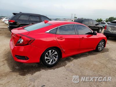 Trzecie zdjęcie samochodu z tyłu: 2017 HONDA CIVIC EX VIN:2HGFC2F78HH569818 - miniatura