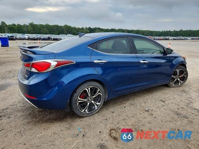 Trzecie zdjęcie samochodu z tyłu: 2014 HYUNDAI ELANTRA LIMITED VIN:KMHDH4AE9EU036650 - miniatura